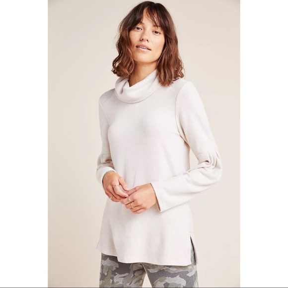 Anthropologie Rachael Turtleneck Pullover Top Sweater M - Picture 7 of 16